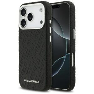 Karl Lagerfeld FW Stamped Karl MagSafe Case for iPhone 17 Pro - Blackeng