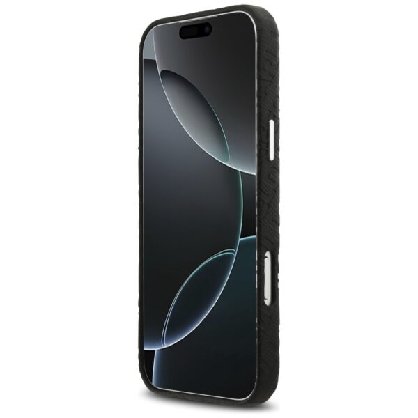 Karl Lagerfeld FW Stamped Karl MagSafe Case for iPhone 17 Pro Max - Blackeng