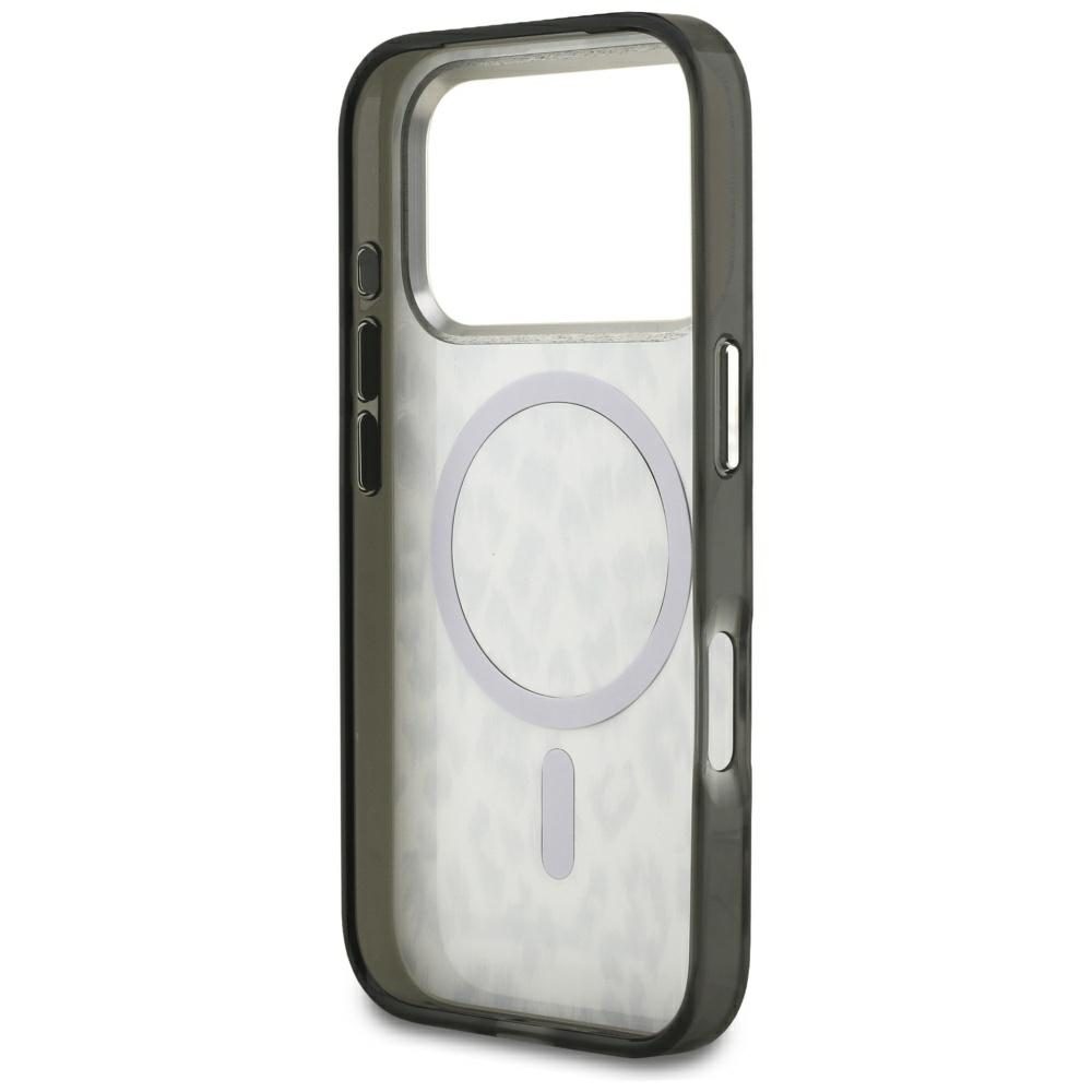 203970_7 Karl Lagerfeld IML Leopard Pattern MagSafe Case for iPhone 17 Pro - Browneng