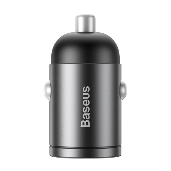 Baseus Tiny Star mini smart USB car charger 30W Quick Charge 3.0 gray (VCHX-A0G)eng
