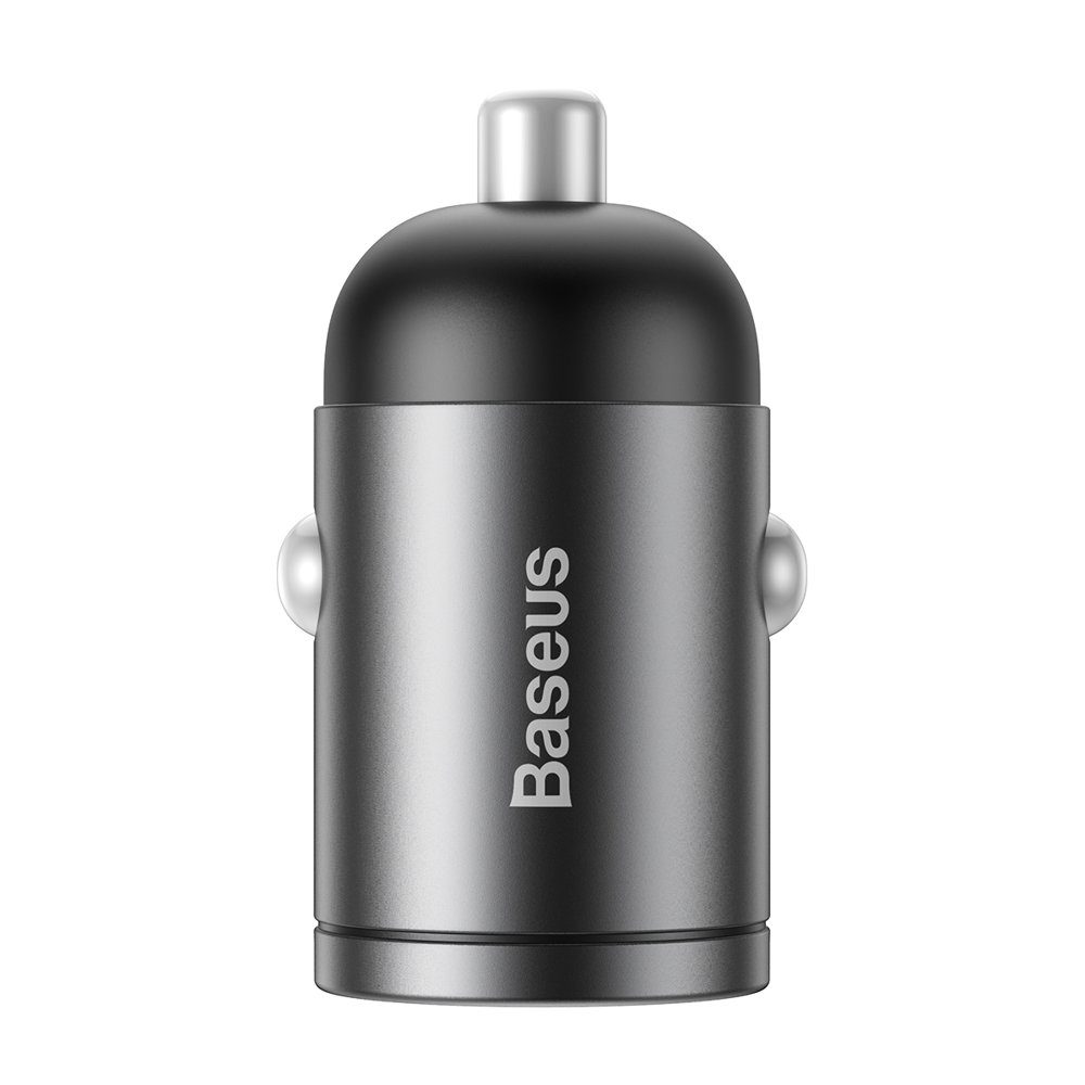 Baseus Tiny Star mini smart USB car charger 30W Quick Charge 3.0 gray (VCHX-A0G)eng