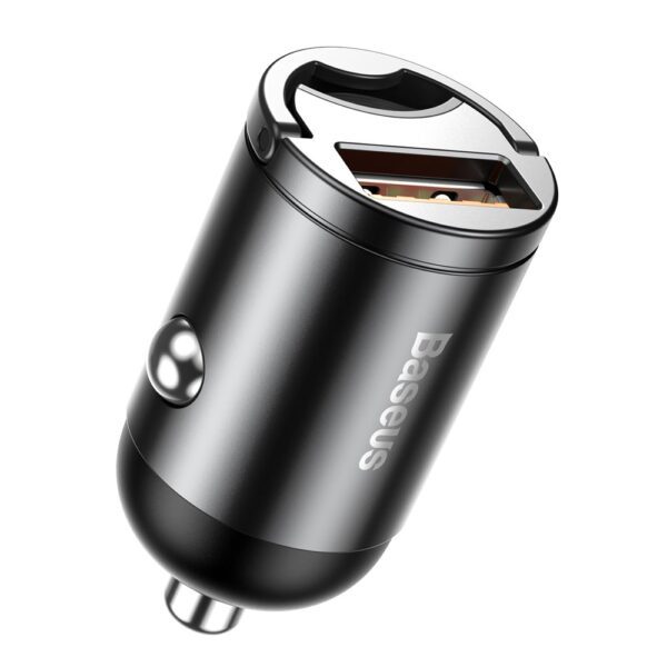 Baseus Tiny Star mini smart USB car charger 30W Quick Charge 3.0 gray (VCHX-A0G)eng