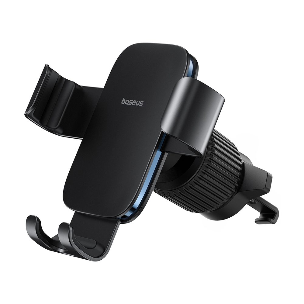 Baseus Metal Age 3 Car Phone Holder, Gravity, for Air Vent - Blackeng