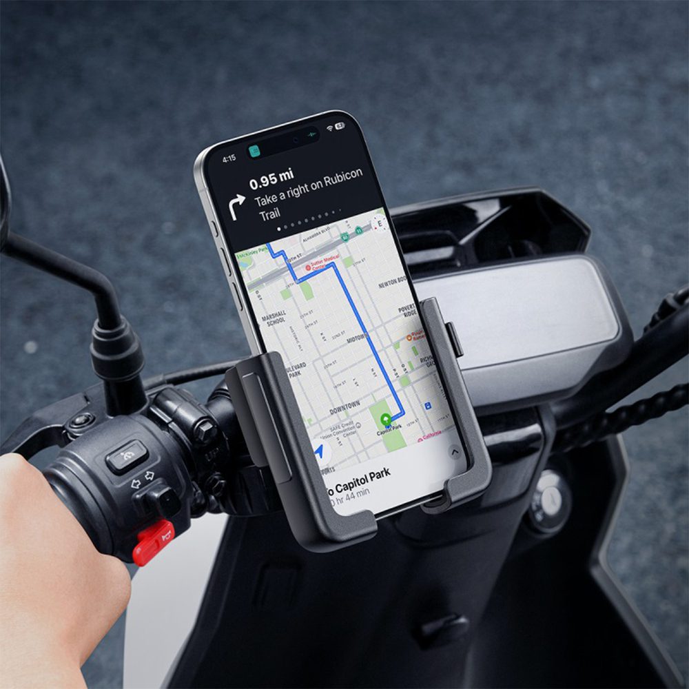 Baseus GoTrip Phone Holder for Bike, Scooter, Moped - Blackeng