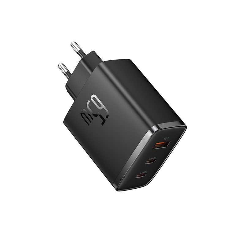 Baseus Cube Pro 65W GaN charger 2x USB-C USB-A - blackeng
