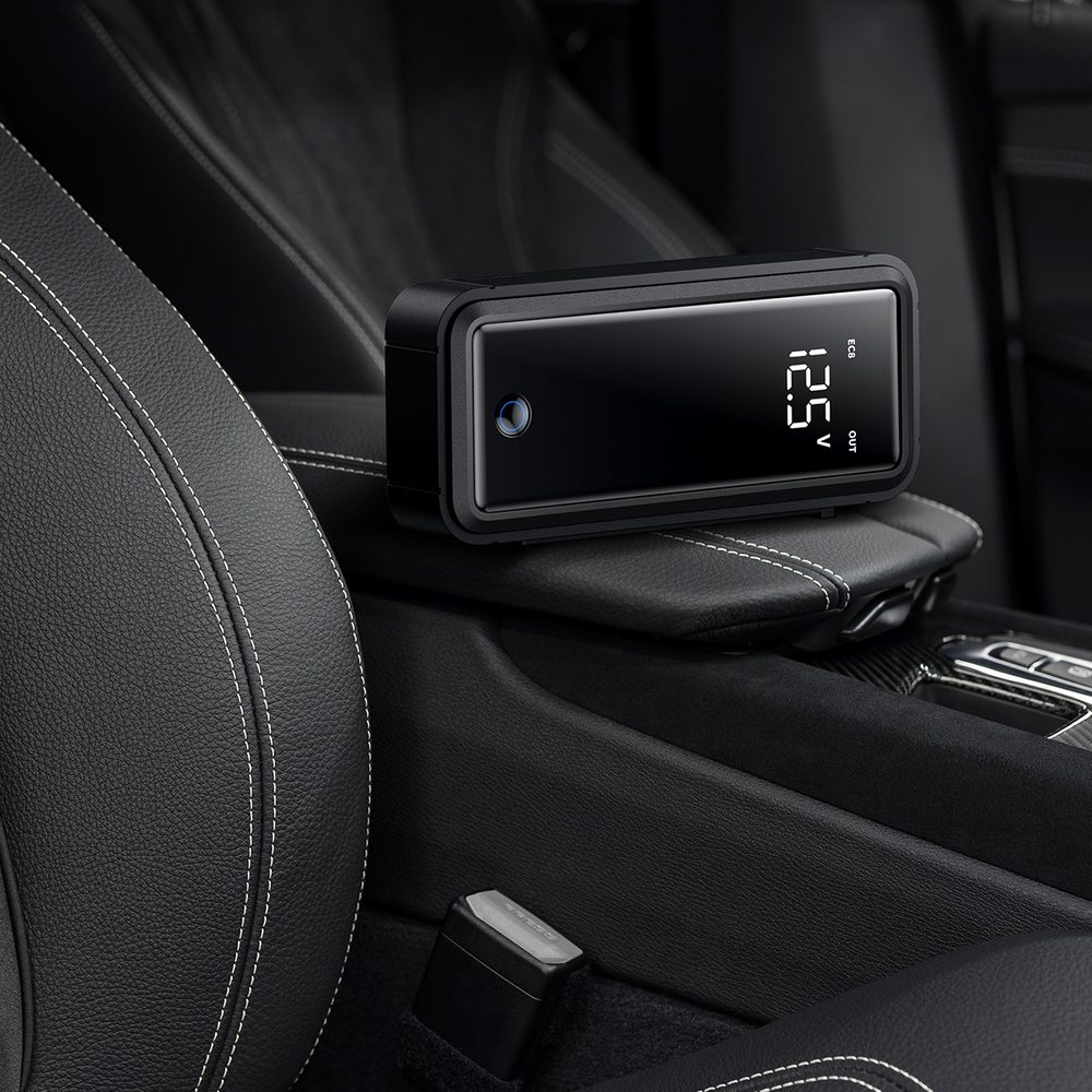 Jump starter with supercapacitor Baseus Super Energy Mega Series BS-CH007 3000A 12V USB-C / EC8 / DC - grayeng