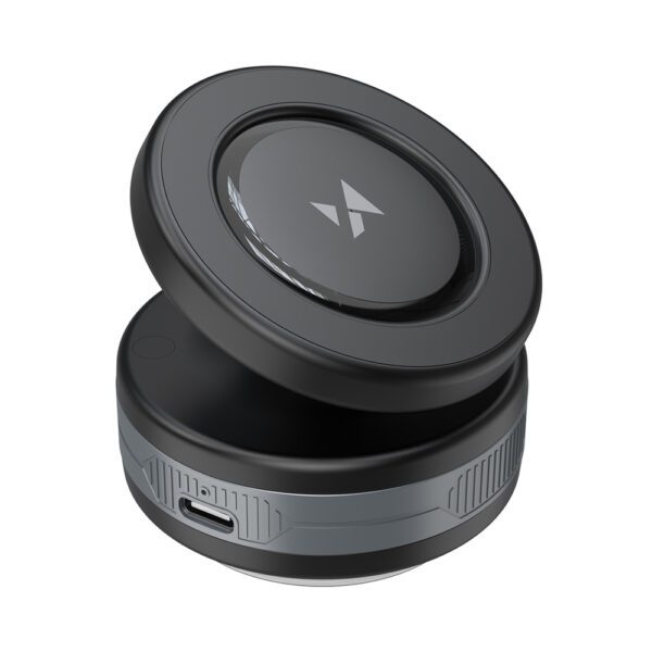 204286_2 Wozinsky WUSQ-01 Car Holder with Qi Charger Compatible with MagSafe - Blackeng