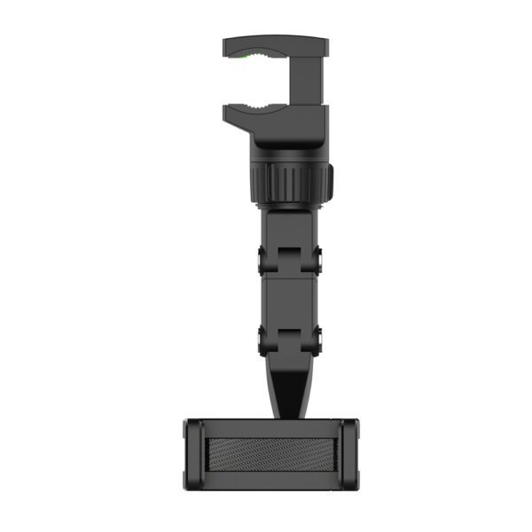 204292_9 Adjustable car rearview mirror holder for smartphone blackeng