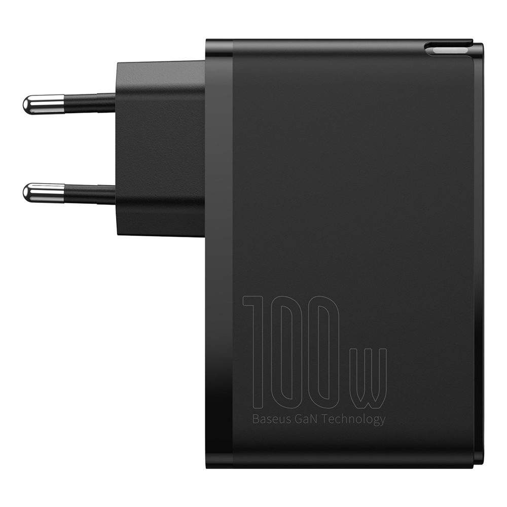 Baseus wall charger GaN2 Pro PD 100W 2x USB-C 2x USB black