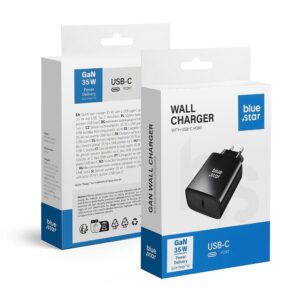 BLUE STAR travel charger Type C PD QC4.0 3A 35W TFB-TC-35WPD black