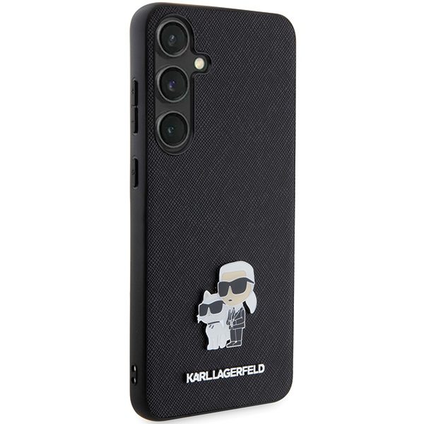 Karl Lagerfeld case for Samsung Galaxy S24 KLHCS24SPSAKCMPK black HC SAFFIANO KC PIN