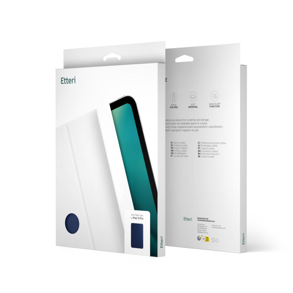Etteri case for Apple iPad Pro 2024 11' dark blue