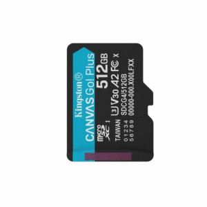 Kingston memory card 512GB SDXC Canvas Go Plus Gen4 200MB/s C10 UHS-I U3 V30