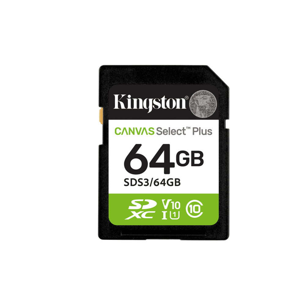 481567_oryg Kingston *SD 64GB Canvas Select Plus Gen3 R100MB/s