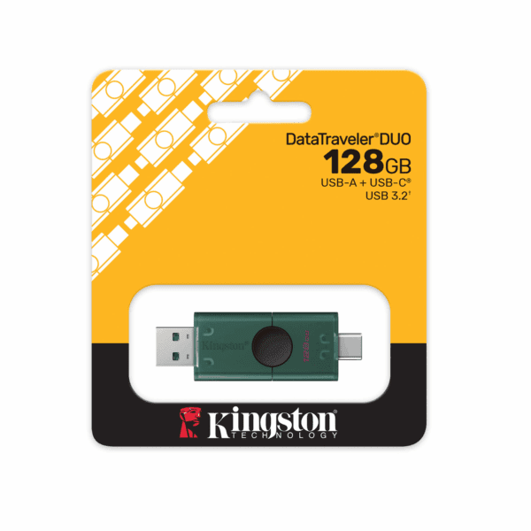 Kingston pendrive 128GB USB-A + USB-C 3.2 Gen 1 DataTraveler DuoG2