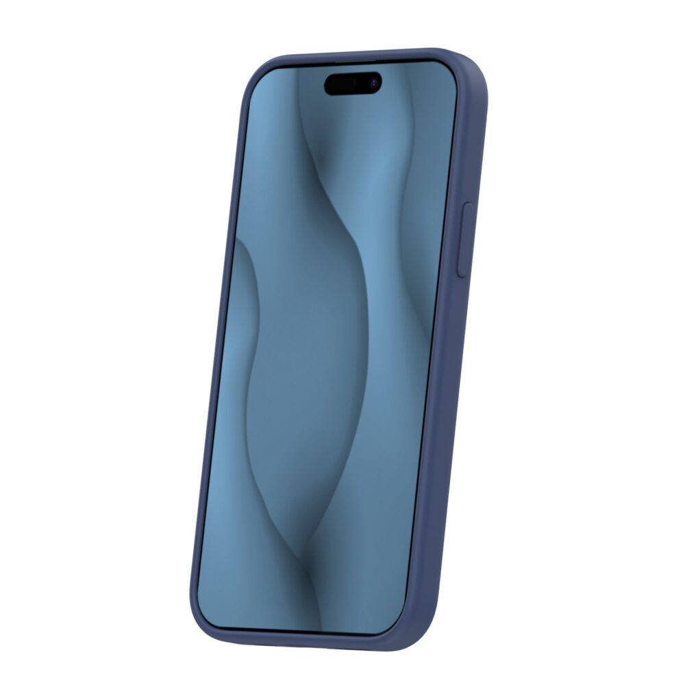 Silicone Thin Mag case for iPhone 12 / 12 Pro 6,1" dark blue