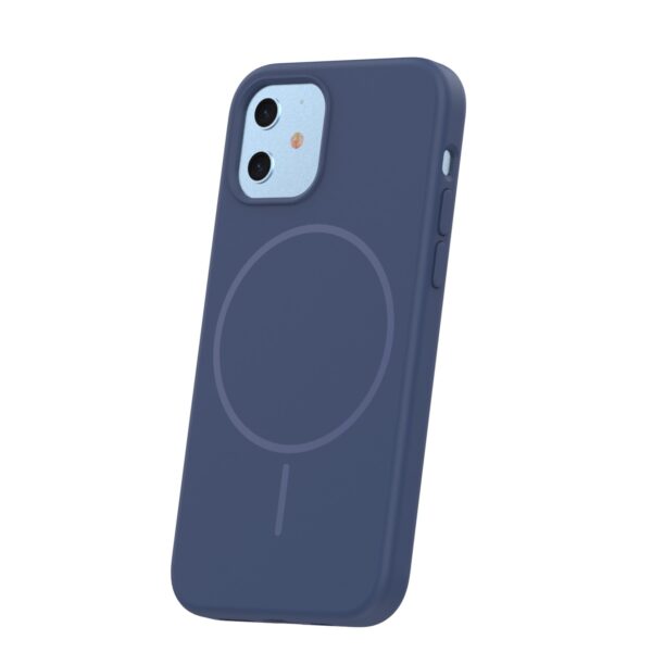 Silicone Thin Mag case for iPhone 12 / 12 Pro 6,1" dark blue