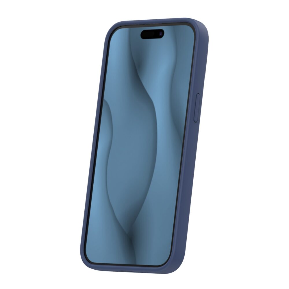 Silicone Thin Mag case for iPhone 16 Pro 6,3" dark blue