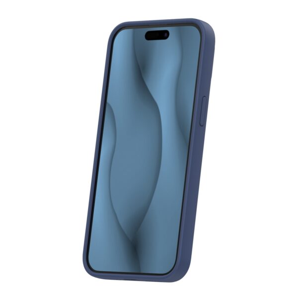 Silicone Thin Mag case for iPhone 16 Pro 6,3" dark blue