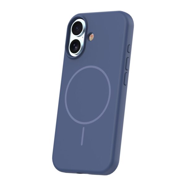 Silicone Thin Mag case for iPhone 17 6,3" dark blue