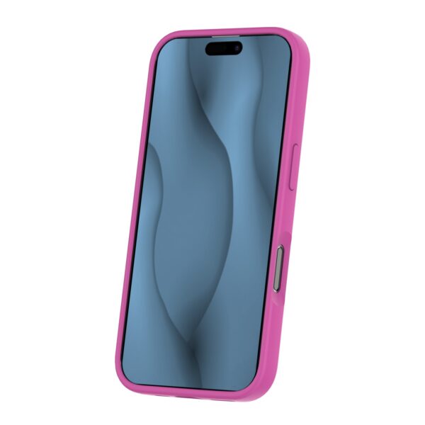 Silicone Thin Mag case for iPhone 16 6,1" fuschia