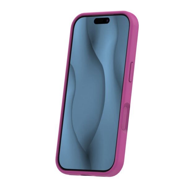Silicone Thin Mag case for iPhone 17 Pro Max 6,9" fuschia