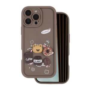 Ultra Trendy 3D case for iPhone 15 Pro 6,1" Coffee