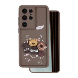 Ultra Trendy 3D case for Samsung Galaxy S25 Ultra Coffee