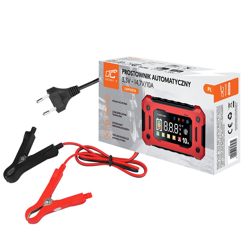 LTC Rectifier Charger Hybrid 3.3-14.7V 10A AGM/GEL/LiFePO4