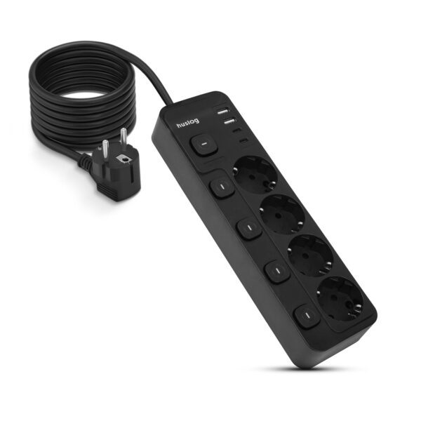 483104_oryg Huslog Power strip with 5 switches
