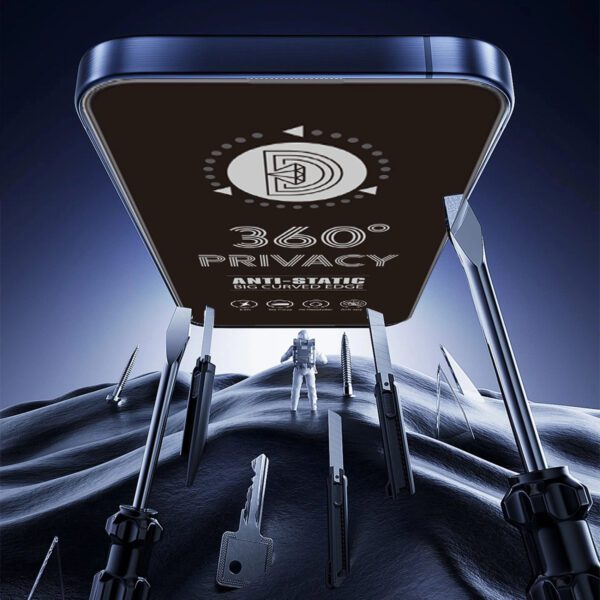 Tempered glass Privacy 360 for iPhone 13 / 13 Pro / 14 / 16e