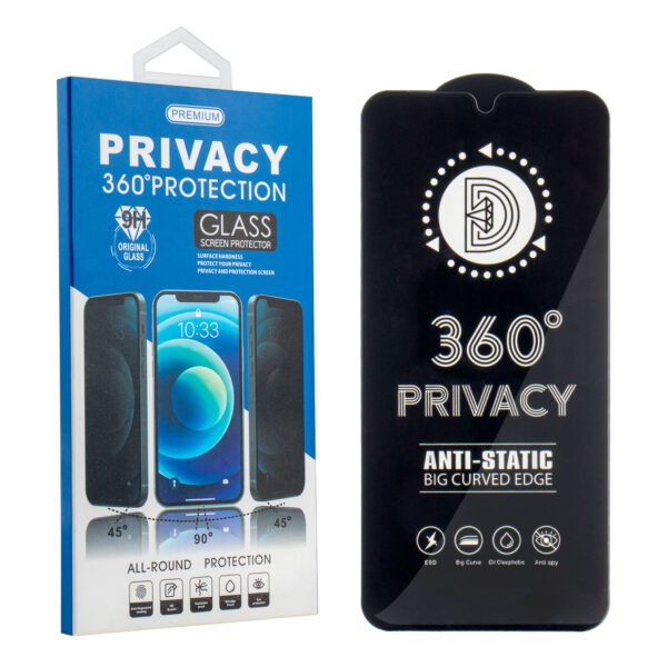 Tempered glass Privacy 360 for iPhone 13 / 13 Pro / 14 / 16e