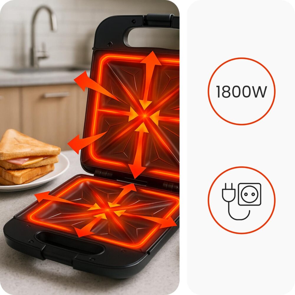 483219_oryg Huslog 4-slice sandwich maker 1800W