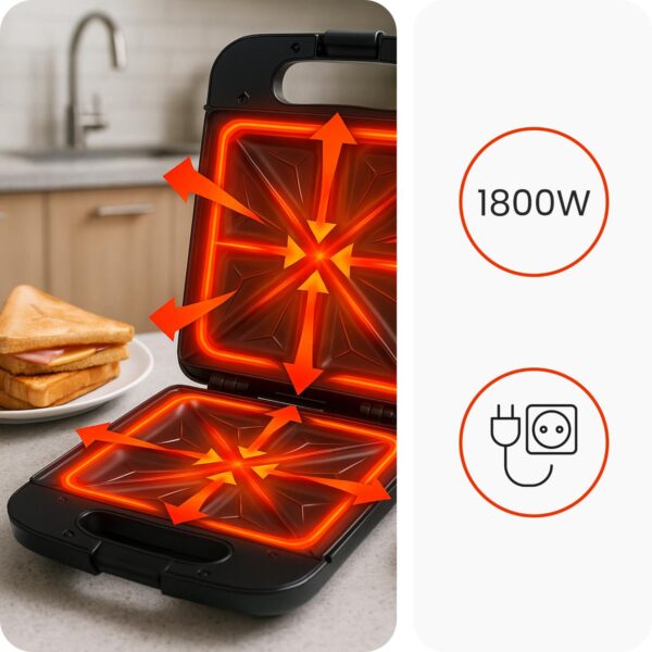 483219_oryg Huslog 4-slice sandwich maker 1800W