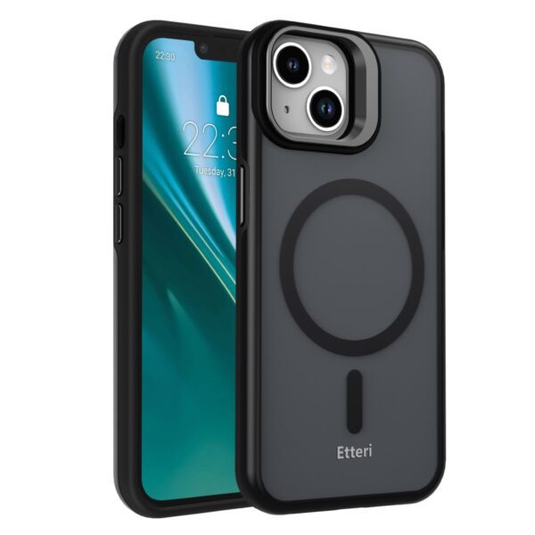 Etteri Morning Fog case for iPhone 15 6,1" black