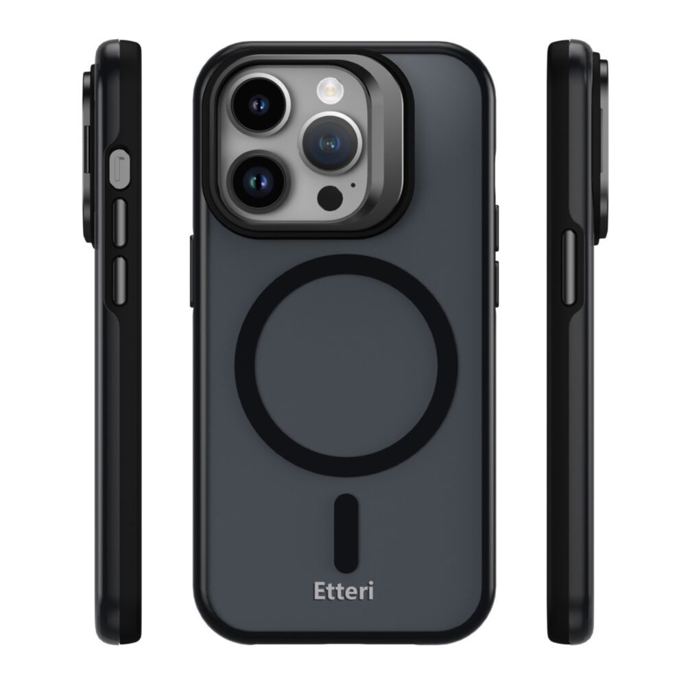 Etteri Morning Fog case for iPhone 15 Pro 6,1" black