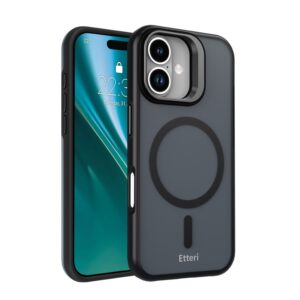 Etteri Morning Fog case for iPhone 16 6,1" black