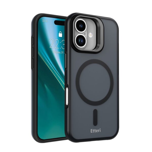 Etteri Morning Fog case for iPhone 16 6,1" black