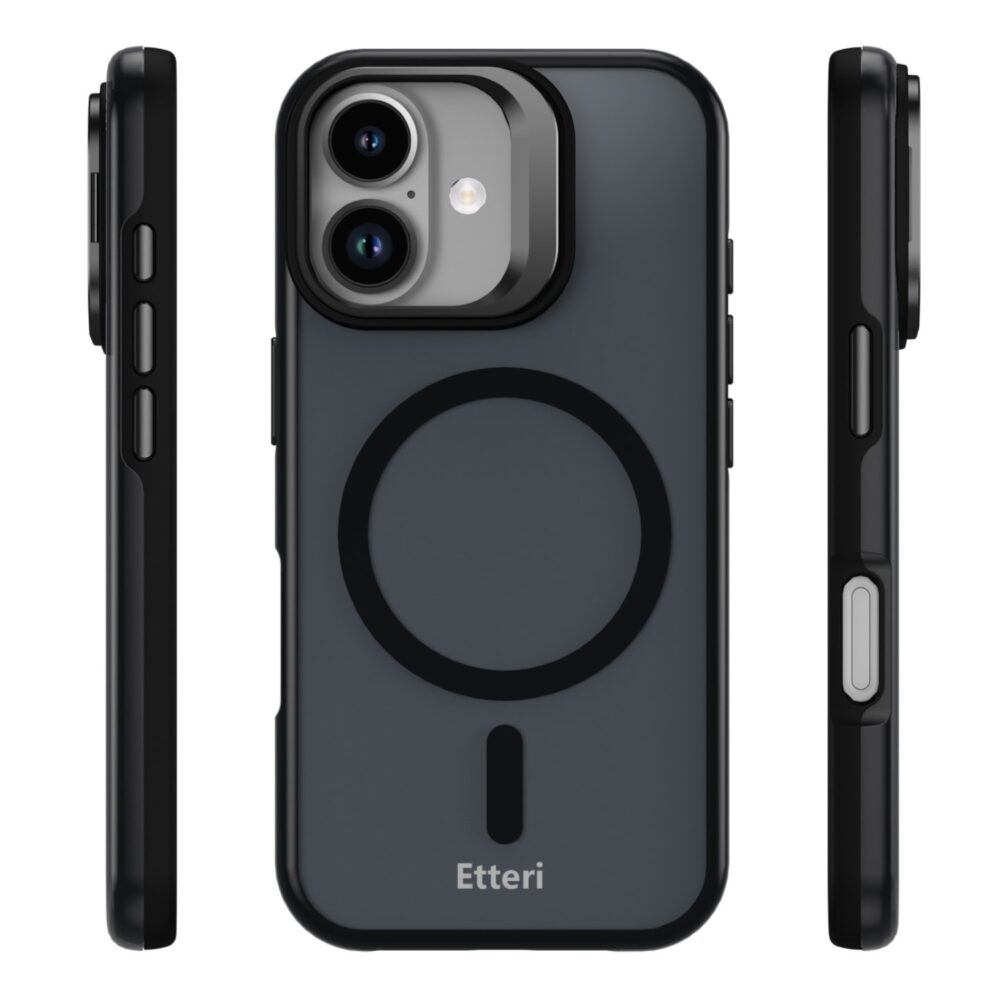 Etteri Morning Fog case for iPhone 16 6,1" black