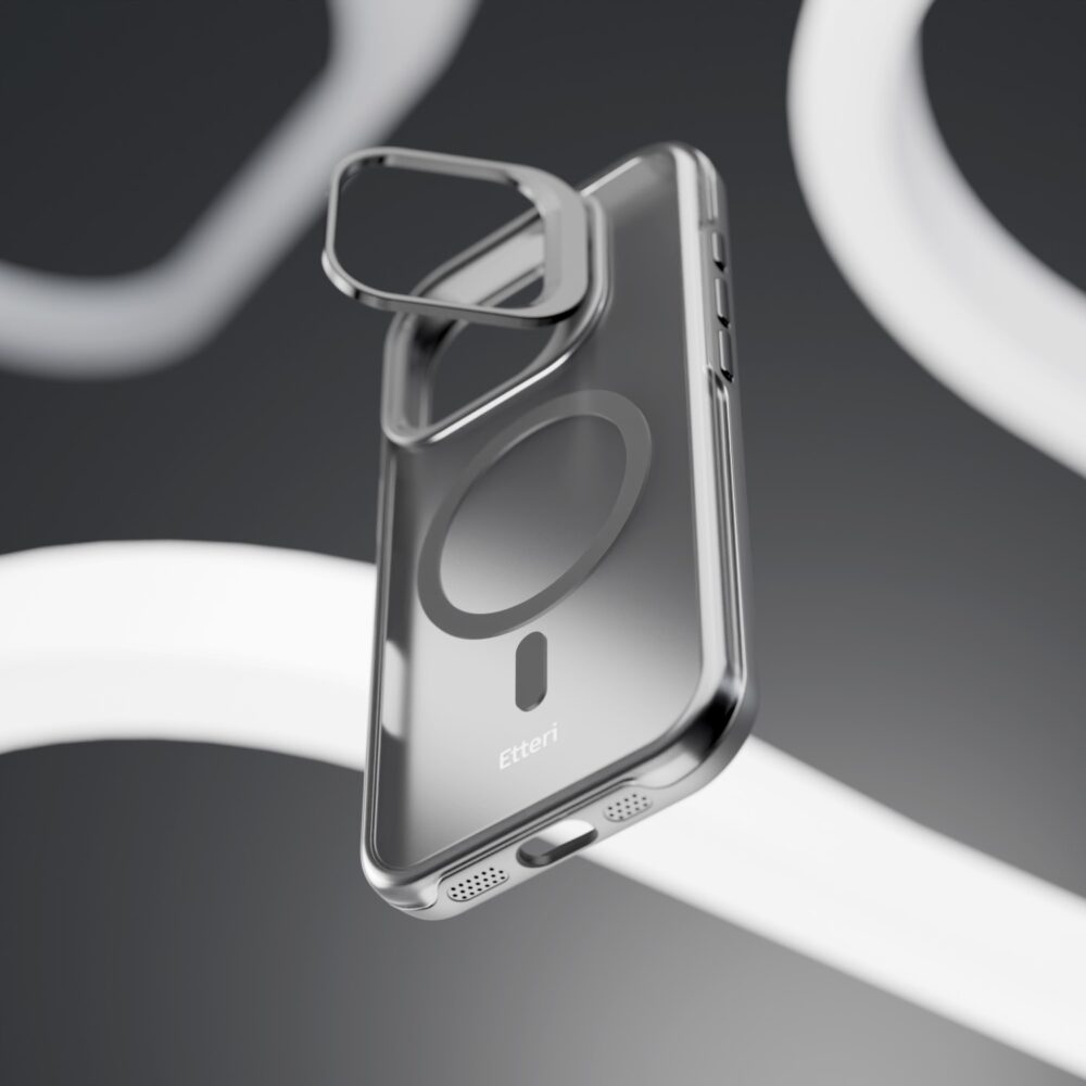 Etteri Morning Fog case for iPhone 16 6,1" black