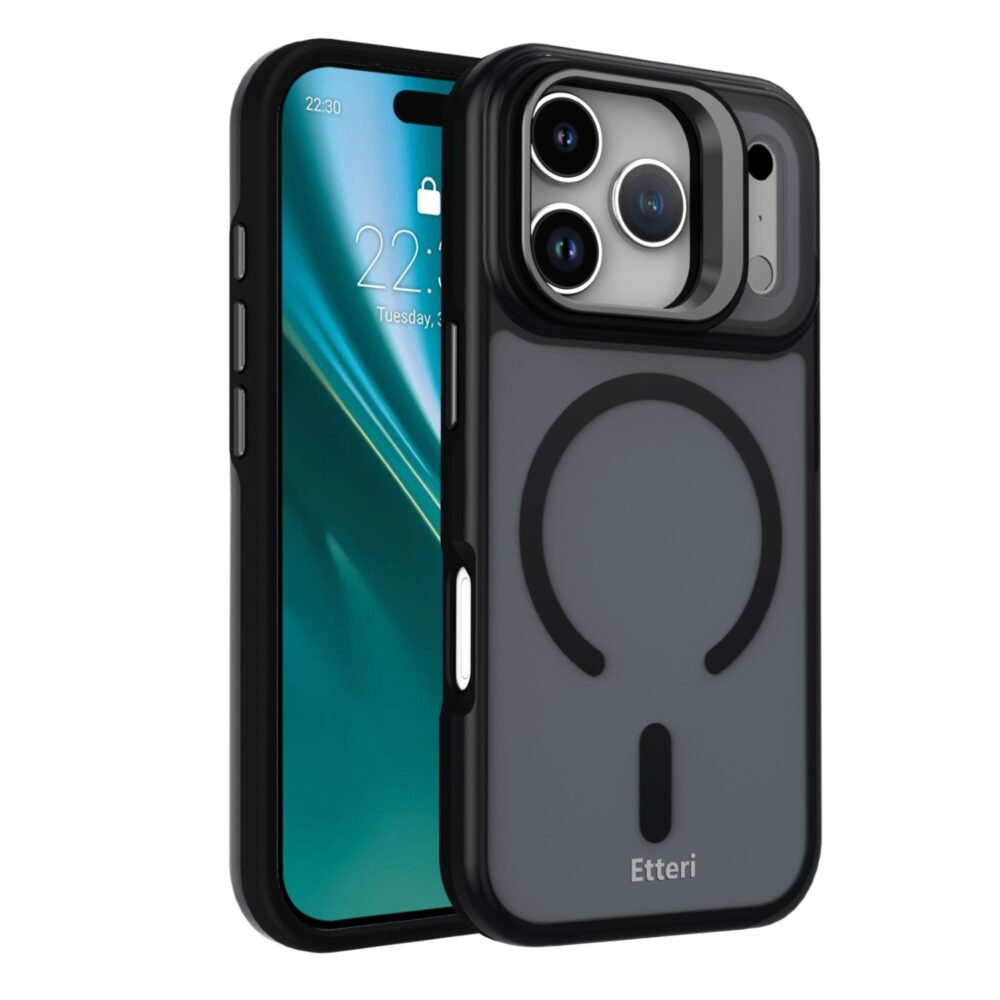 Etteri Morning Fog case for iPhone 17 Pro Max 6,9" black