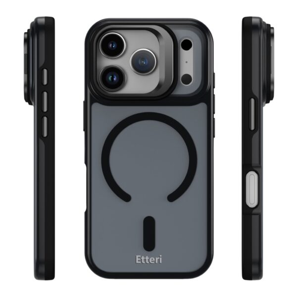 Etteri Morning Fog case for iPhone 17 Pro Max 6,9" black