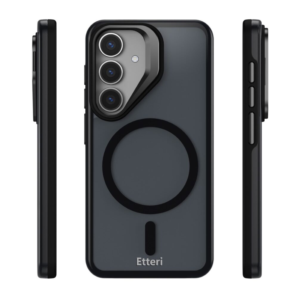 Etteri Morning Fog case for Samsung S25 black