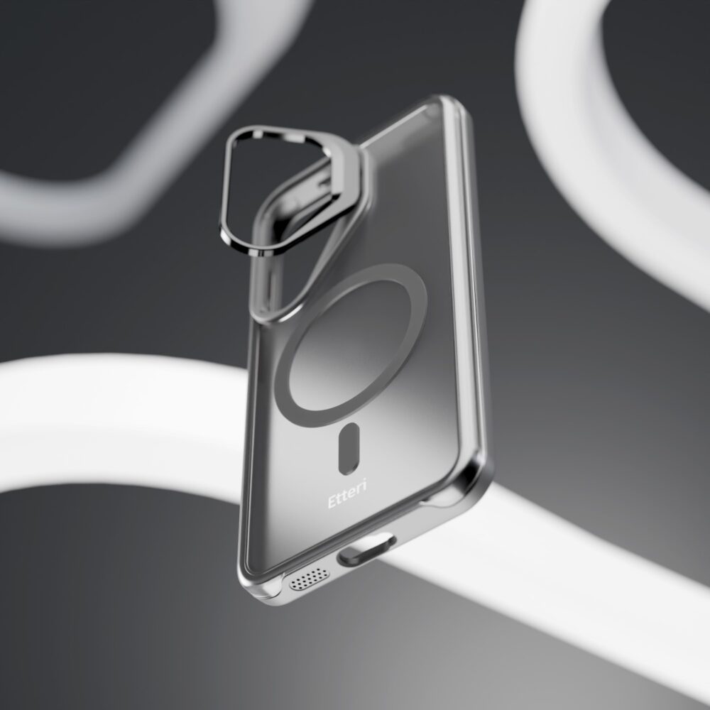 Etteri Morning Fog case for Samsung S25 black