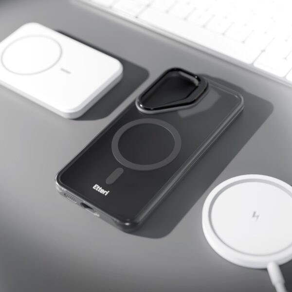 Etteri Morning Fog case for Samsung S25 black