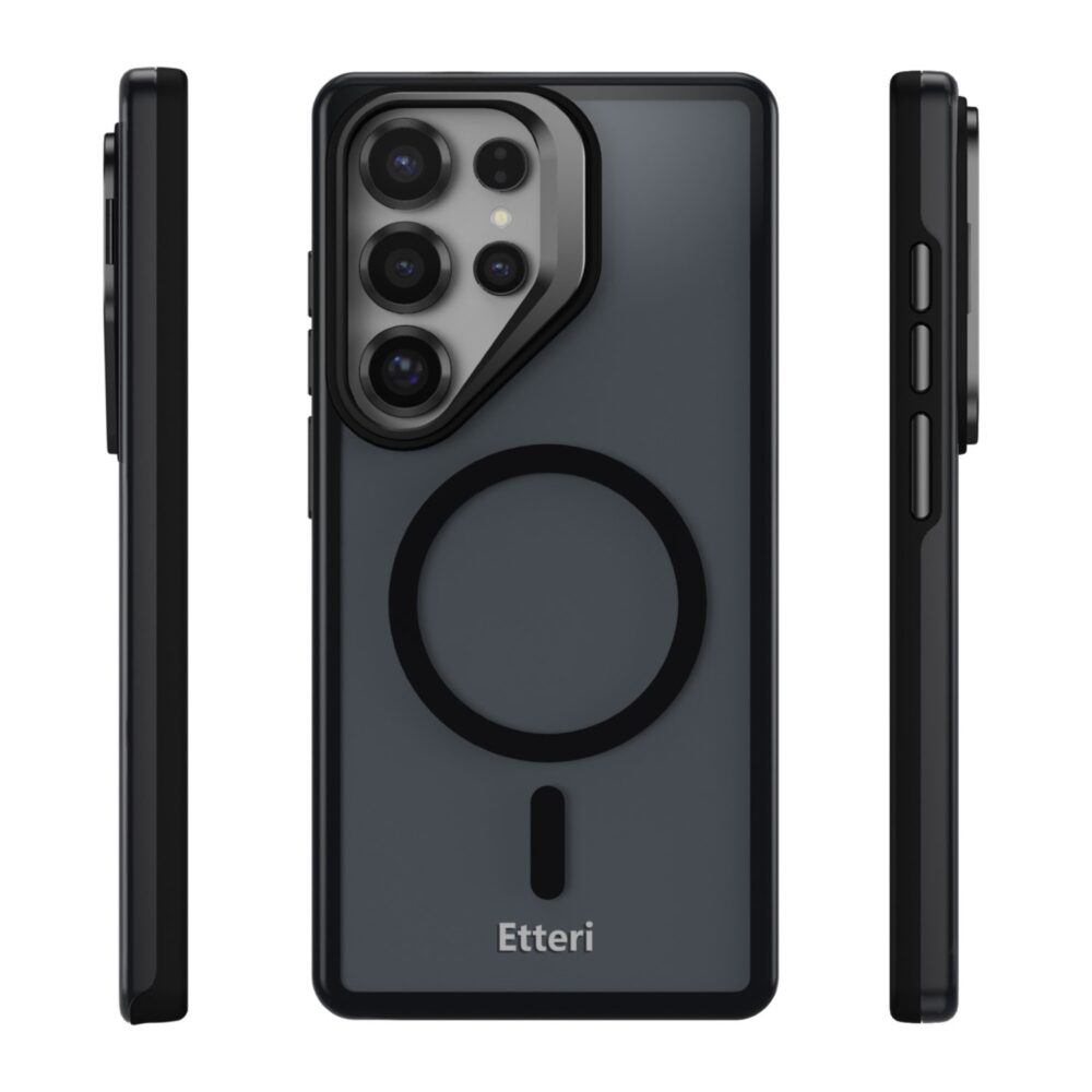 Etteri Morning Fog case for Samsung S25 Ultra black