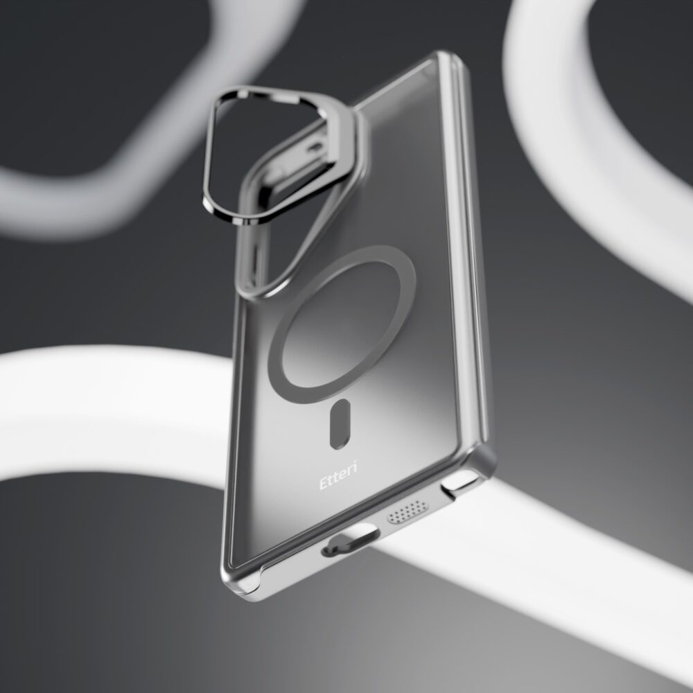 Etteri Morning Fog case for Samsung S25 Ultra black