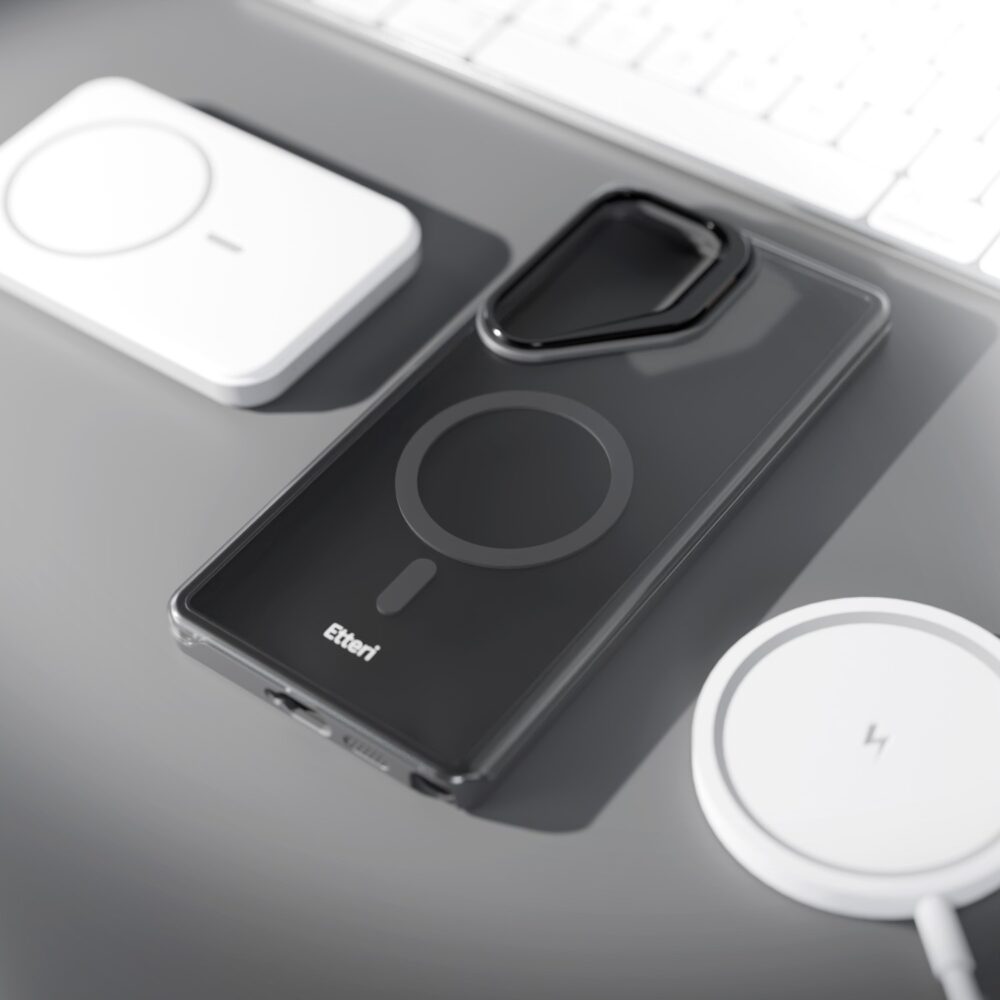 Etteri Morning Fog case for Samsung S25 Ultra black
