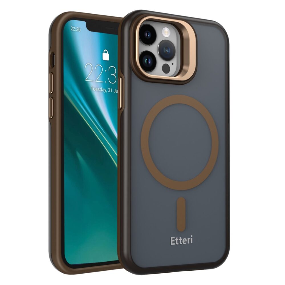 Etteri Morning Fog case for iPhone 12 / 12 Pro 6,1'' brown