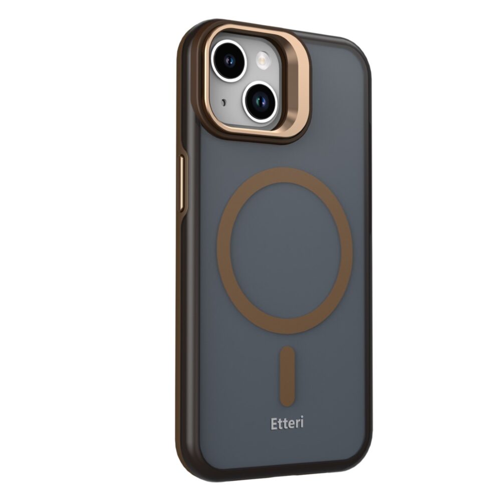Etteri Morning Fog case for iPhone 13 6,1" brown